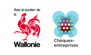 Image des logos "Avec le soutien de la Wallonie" et "Chèques-entreprises"